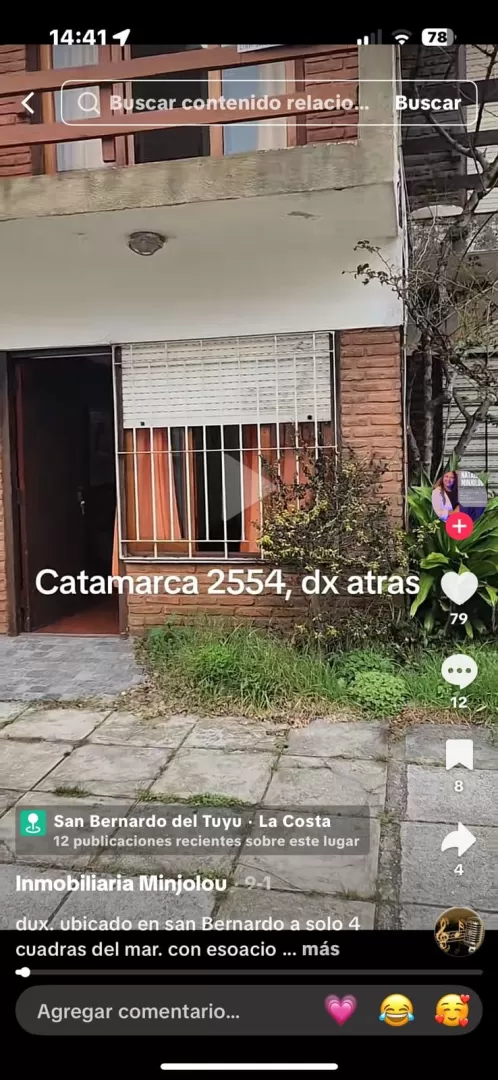 Terreno en San Bernardo - DUPLEX AL FRENTE CON WIFI - DRECTV - PATIO PARRILLA- GAS NATURAL (ID 715284)